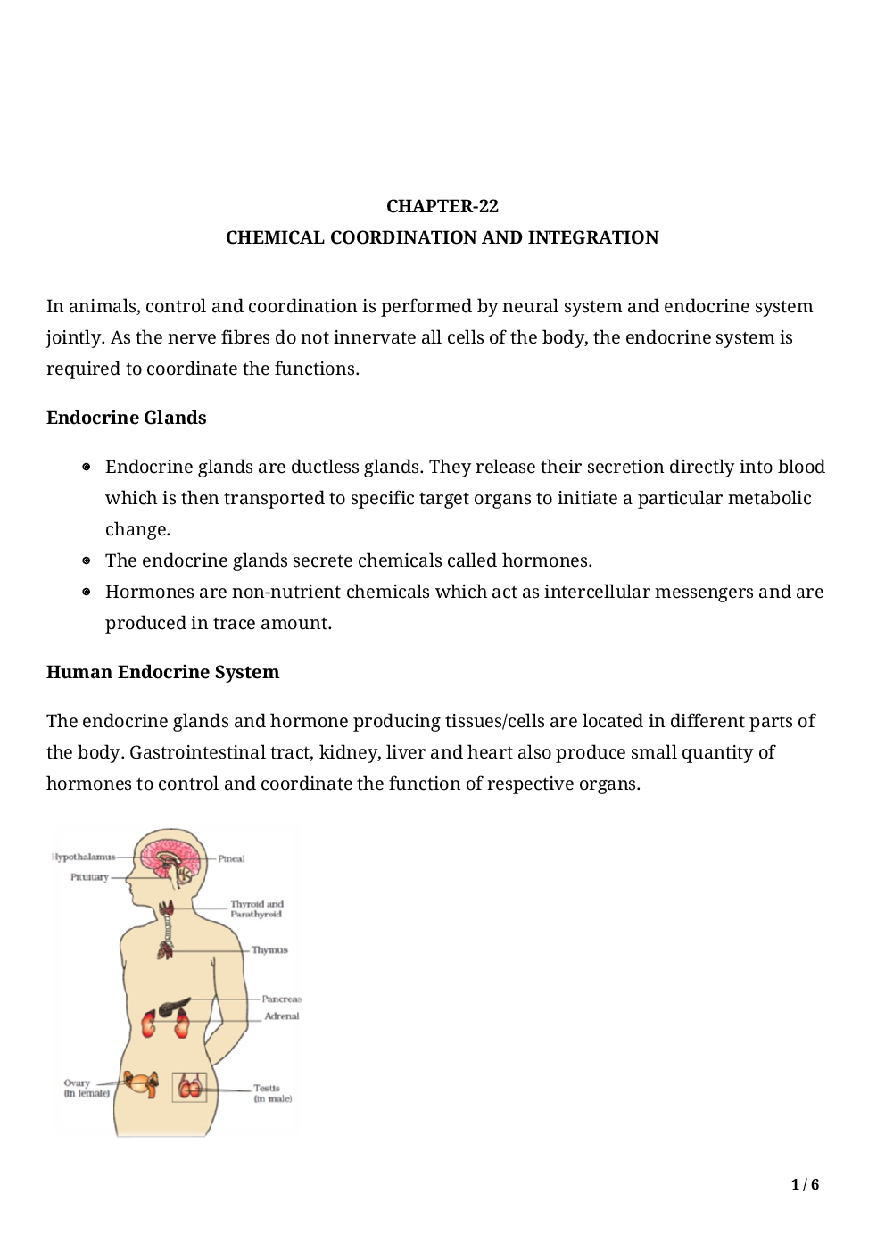 Biology-Chemical Coordination And Integration Class11 - Page 3
