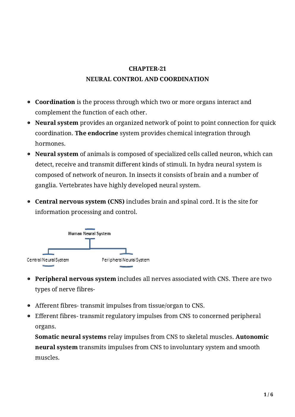 Biology-Neural Control And Coordination Class11 - Page 3