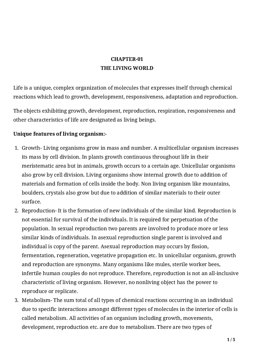 Biology-The Living World Class11 - Page 3