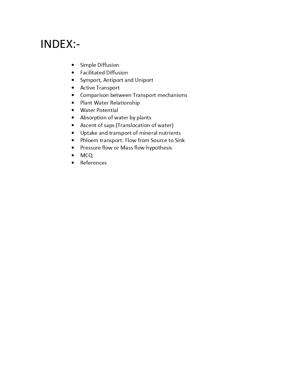 Biology-Transport In Plants Class11 - Page 2