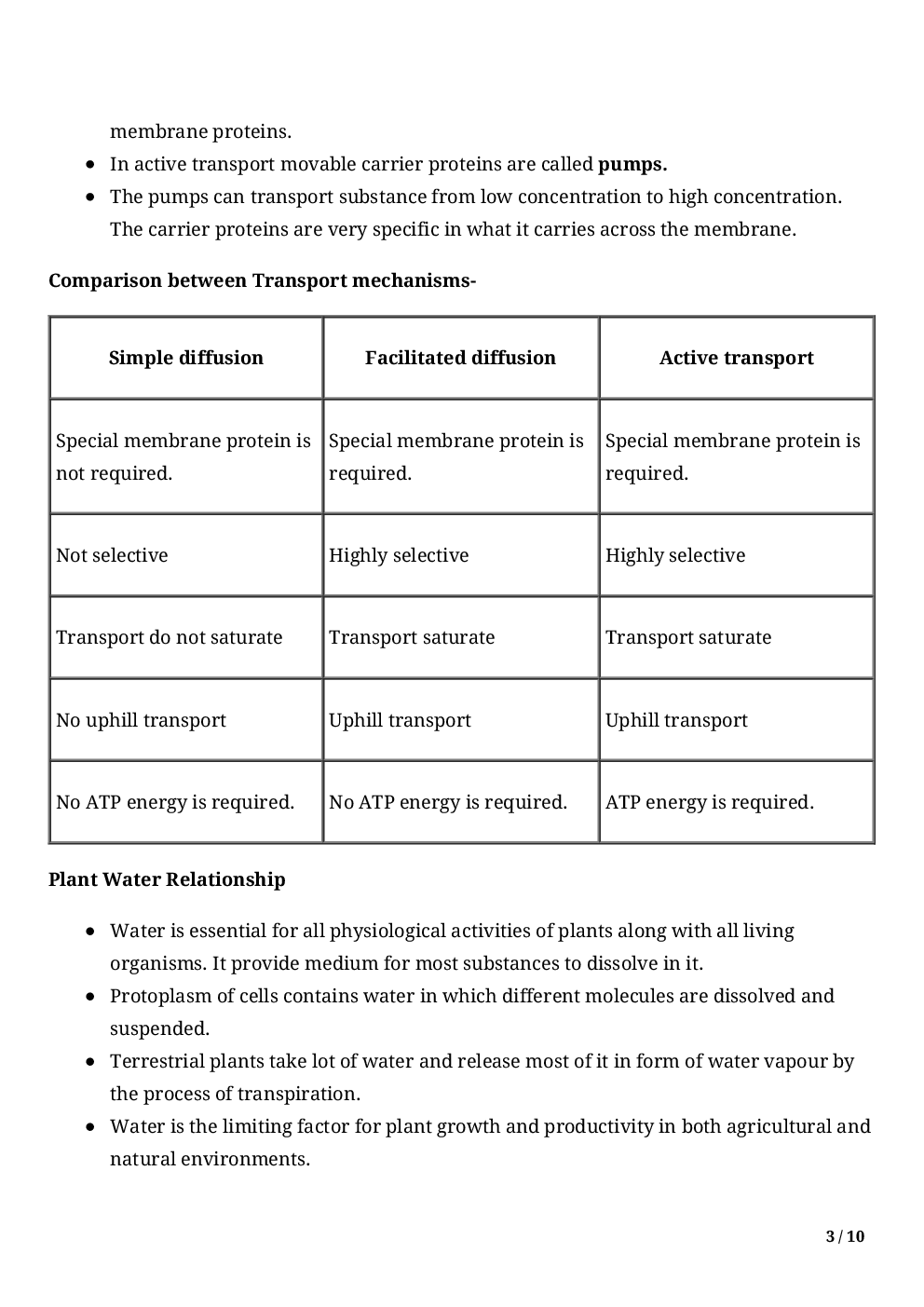 Biology-Transport In Plants Class11 - Page 5