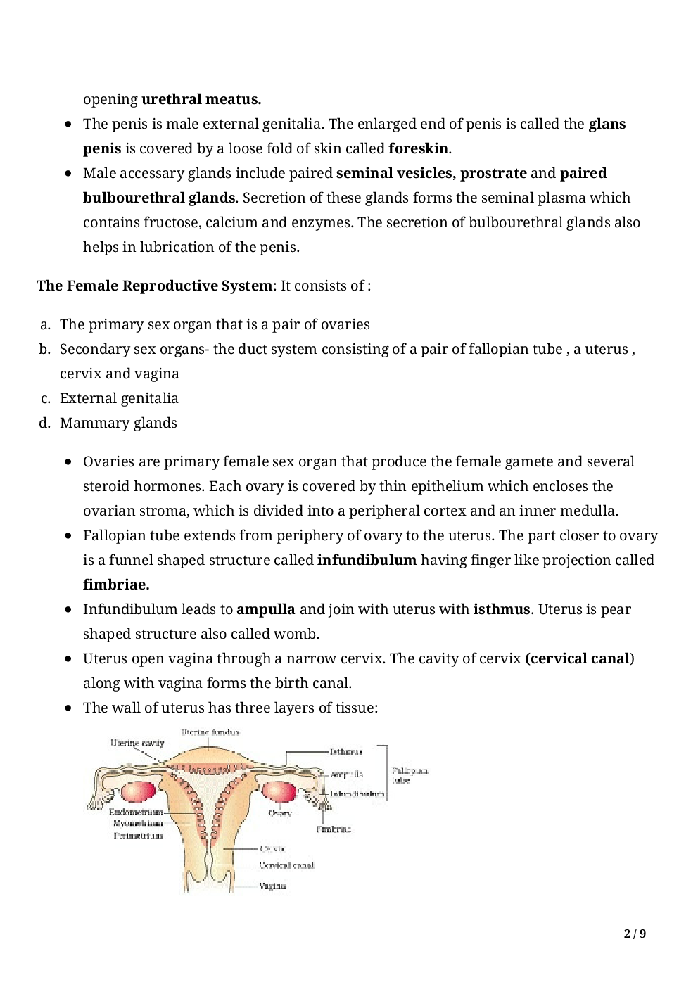 Biology-Human Reproduction Class 12th - Page 4