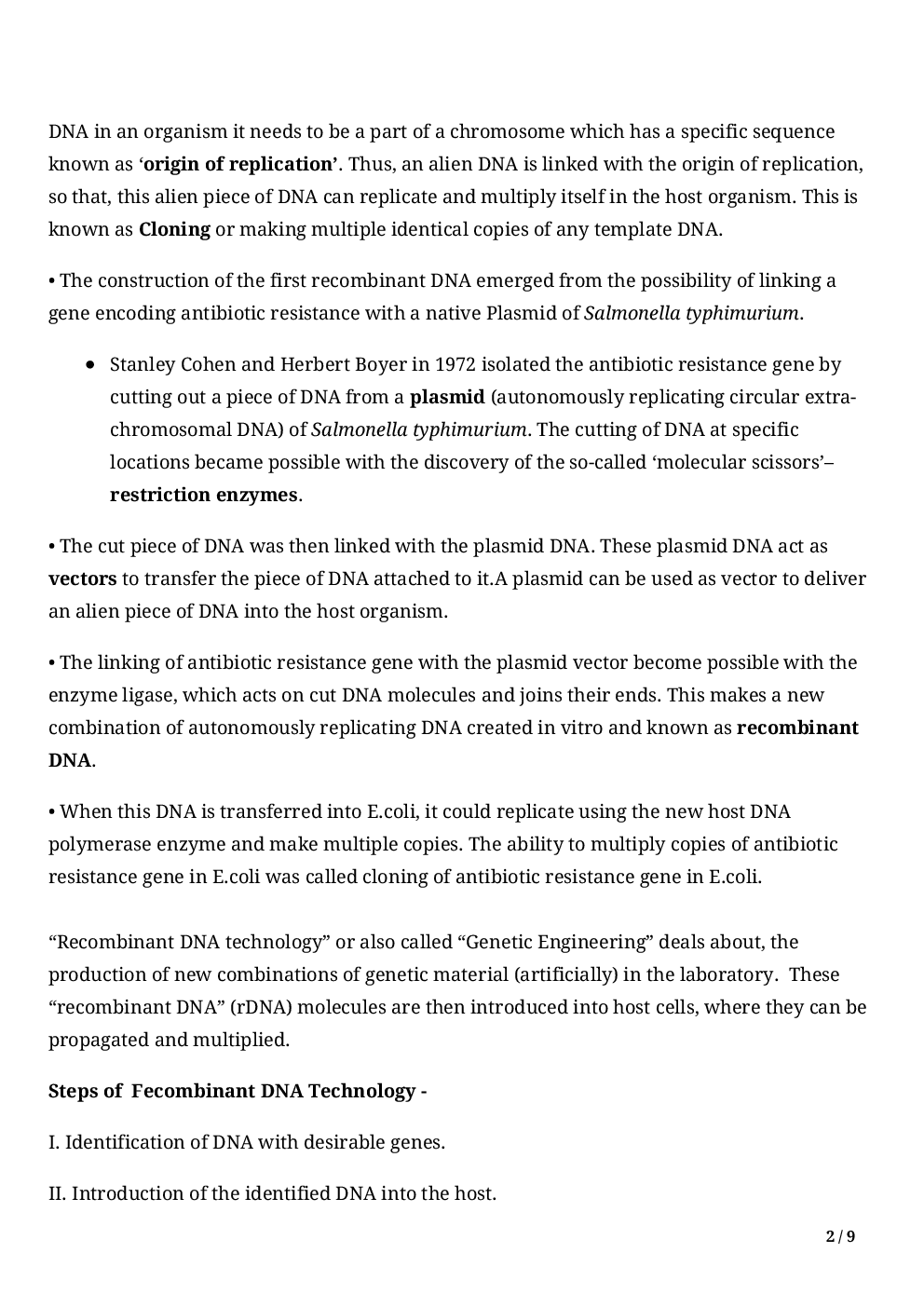 Biology-Biotechnology Principles and Processes Class 12th - Page 4