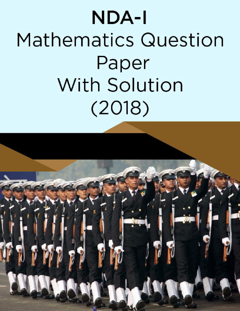 NDA-I Mathematics Question Paper With Solutions (2018) - Page 1
