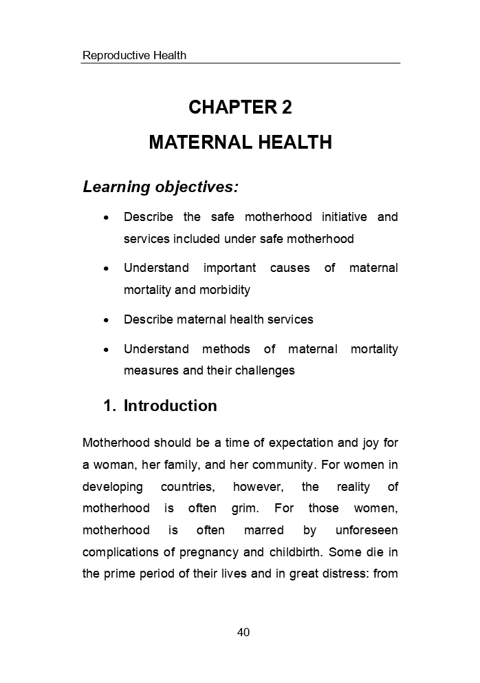 Biology-Maternal Health Class 12th - Page 3