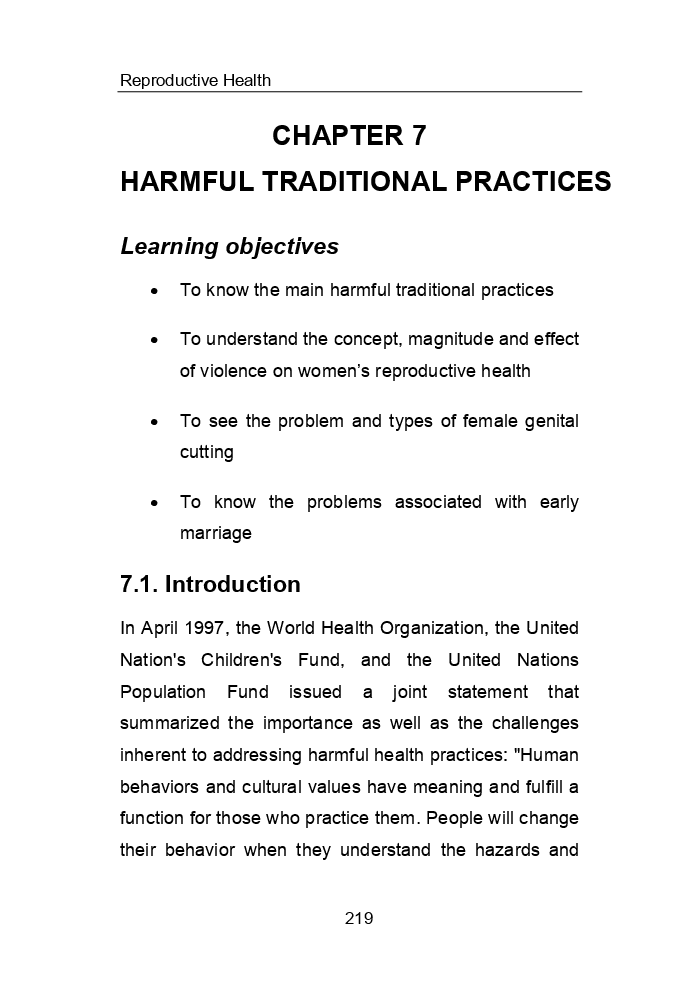 Biology-Harmful Traditional Practices Class 12th - Page 3