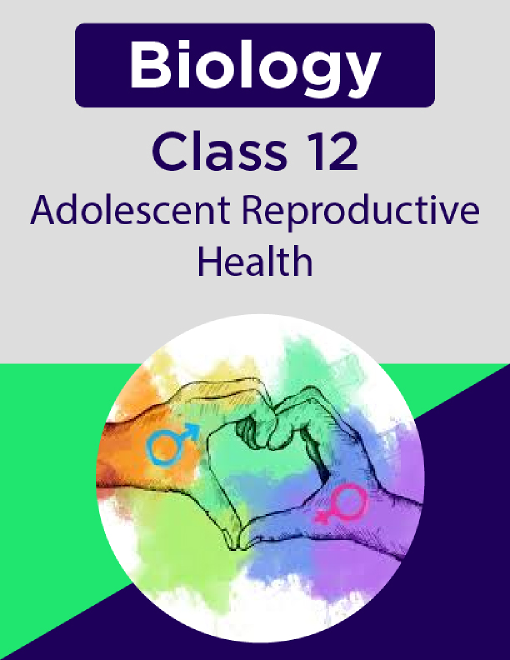 Biology-Adolescent Reproductive Health Class 12th - Page 1