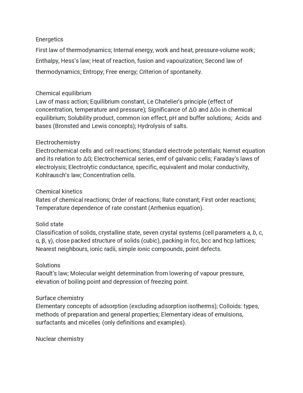 Syllabus For JEE (Advanced)- 2019 - Page 3