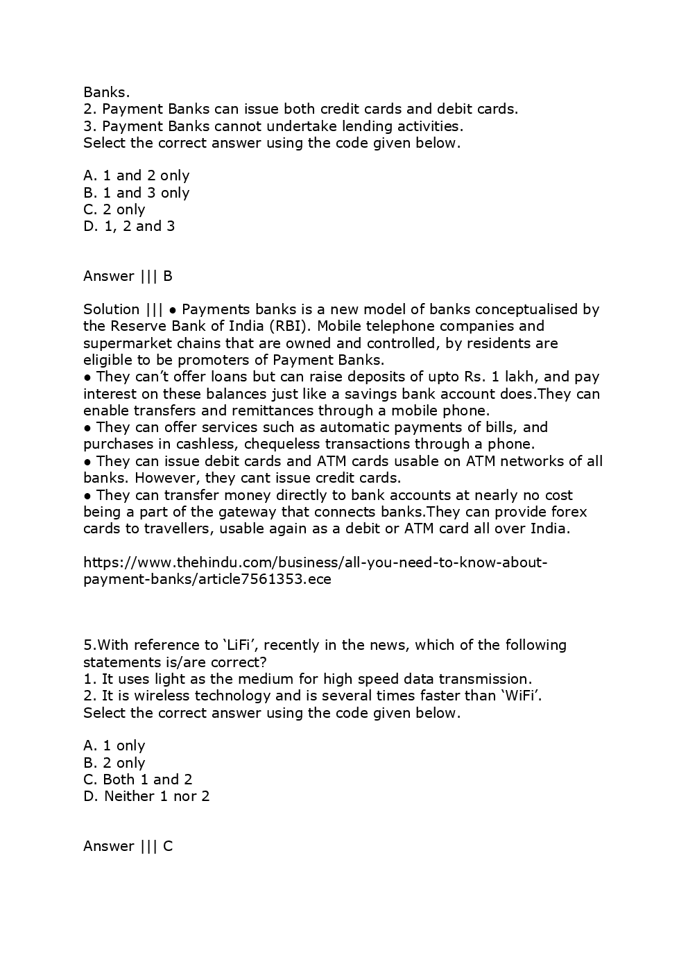 UPSC IAS Prelims Question Paper With Solutions 2016 - Page 4