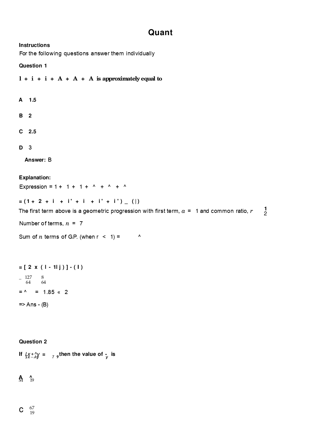 SSC CHSL Solved Paper With Solutions 2018 Paper 8 - Page 2