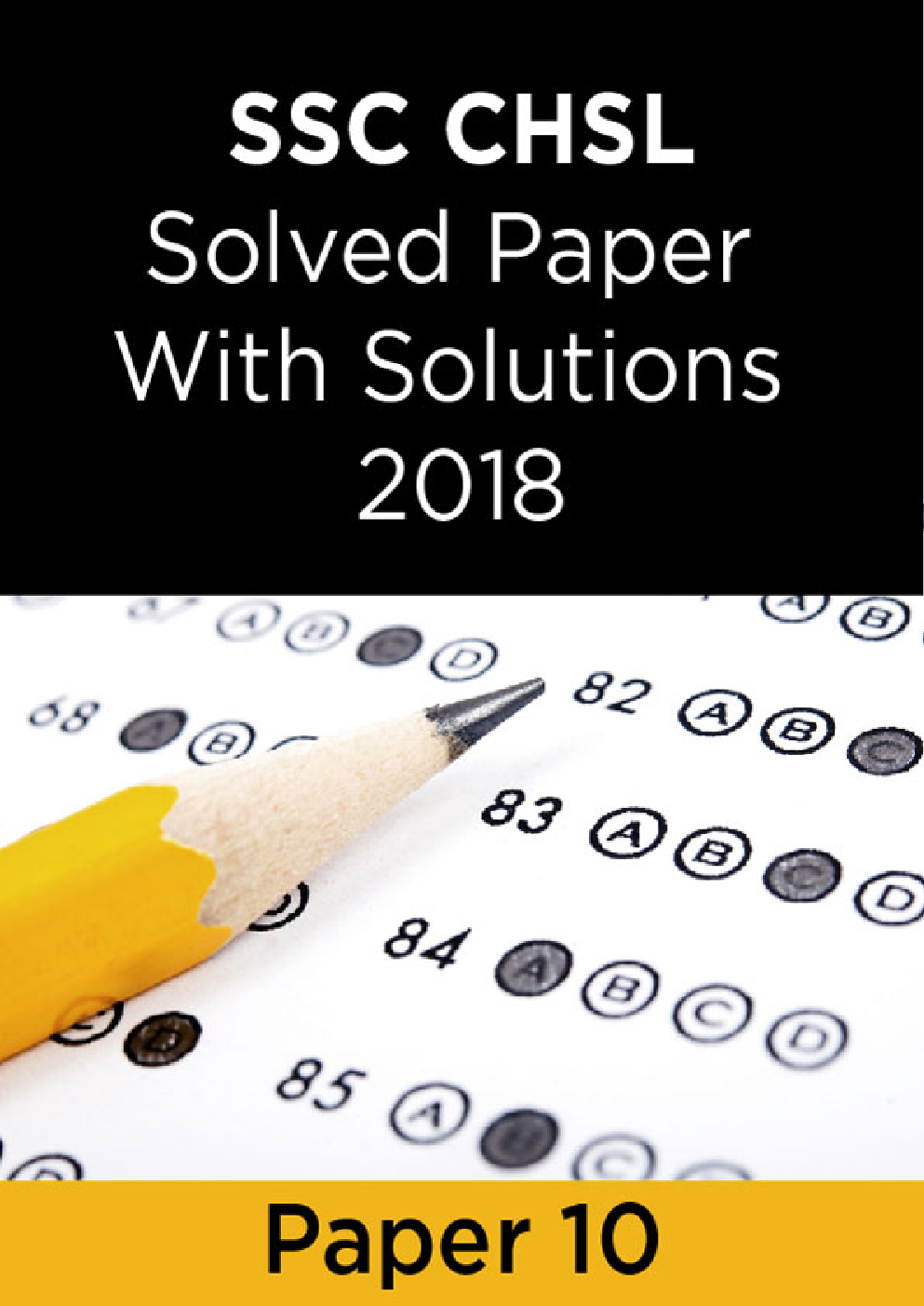 SSC CHSL Solved Paper With Solutions 2018 Paper 10 - Page 1