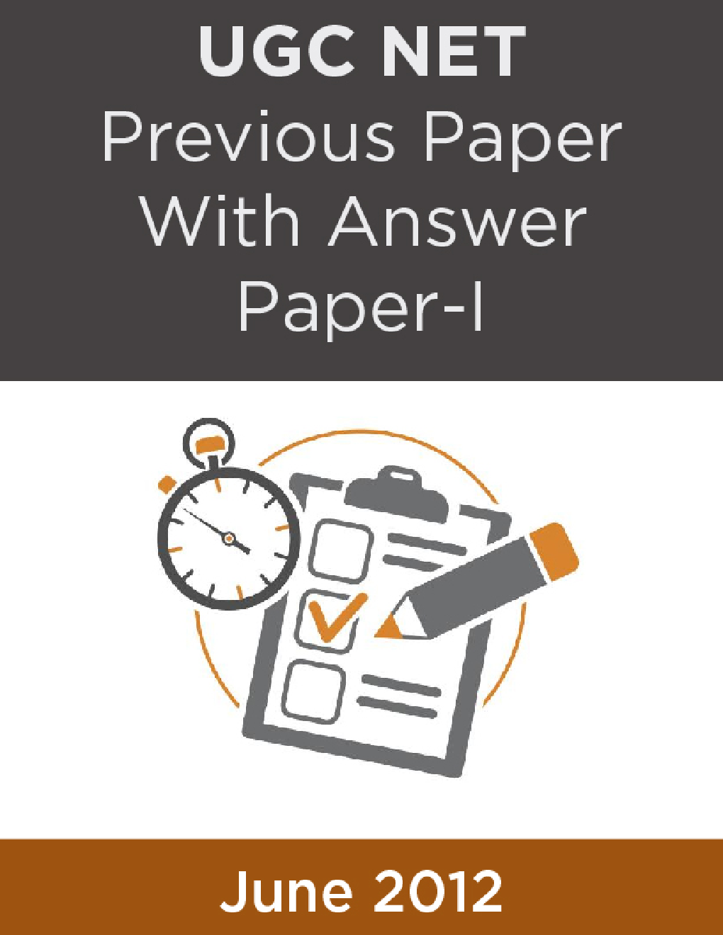 UGC NET Previous Paper With Answer Paper-I June 2012 - Page 1