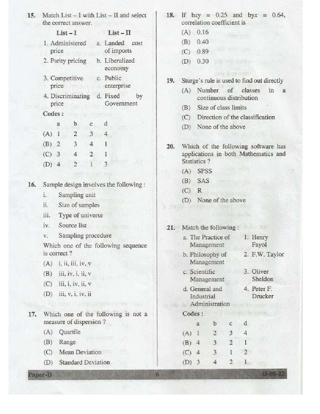 Commerce Previous Year Paper With Answer (2012-2017) For UGC NET - Page 5