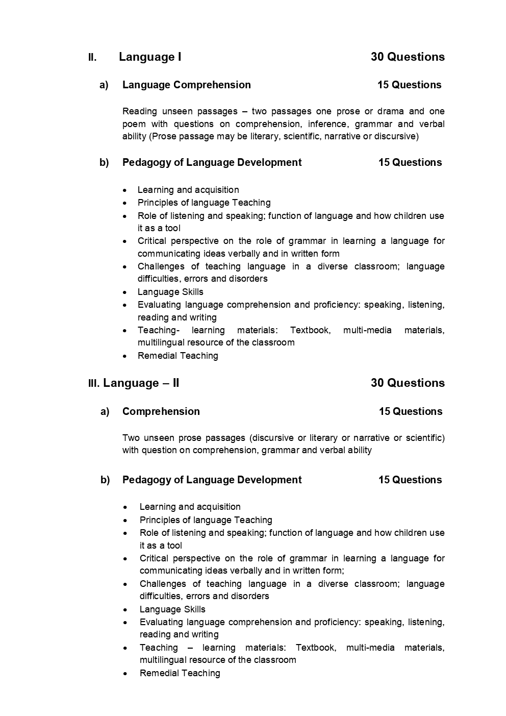 CTET Syllabus For Class ( I To V) 2019 - Page 3