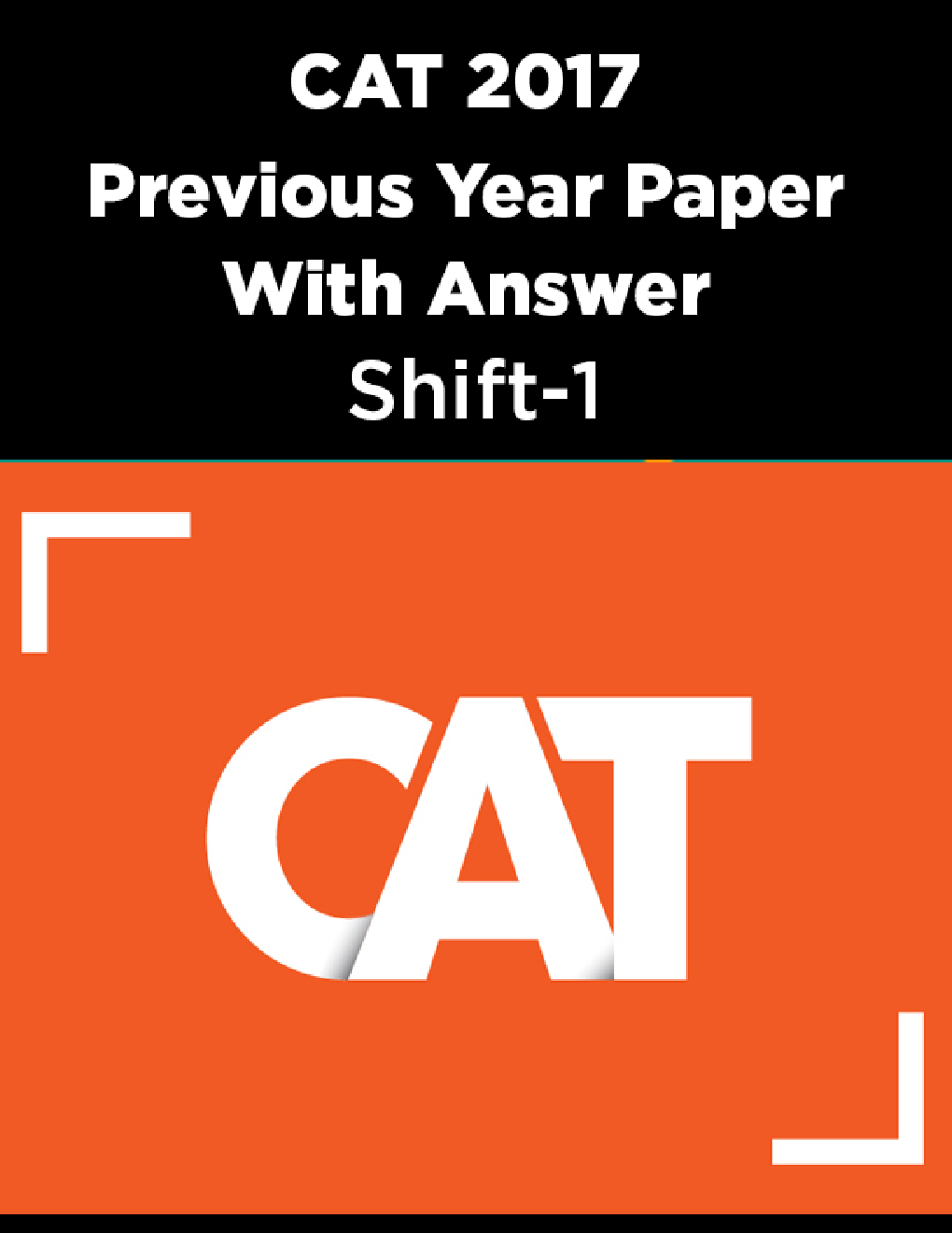 CAT 2017 Previous Year Paper With Answer Shift-1 - Page 1