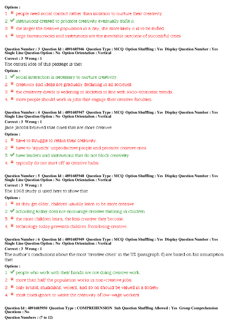 CAT 2017 Previous Year Paper With Answer Shift-2 - Page 4