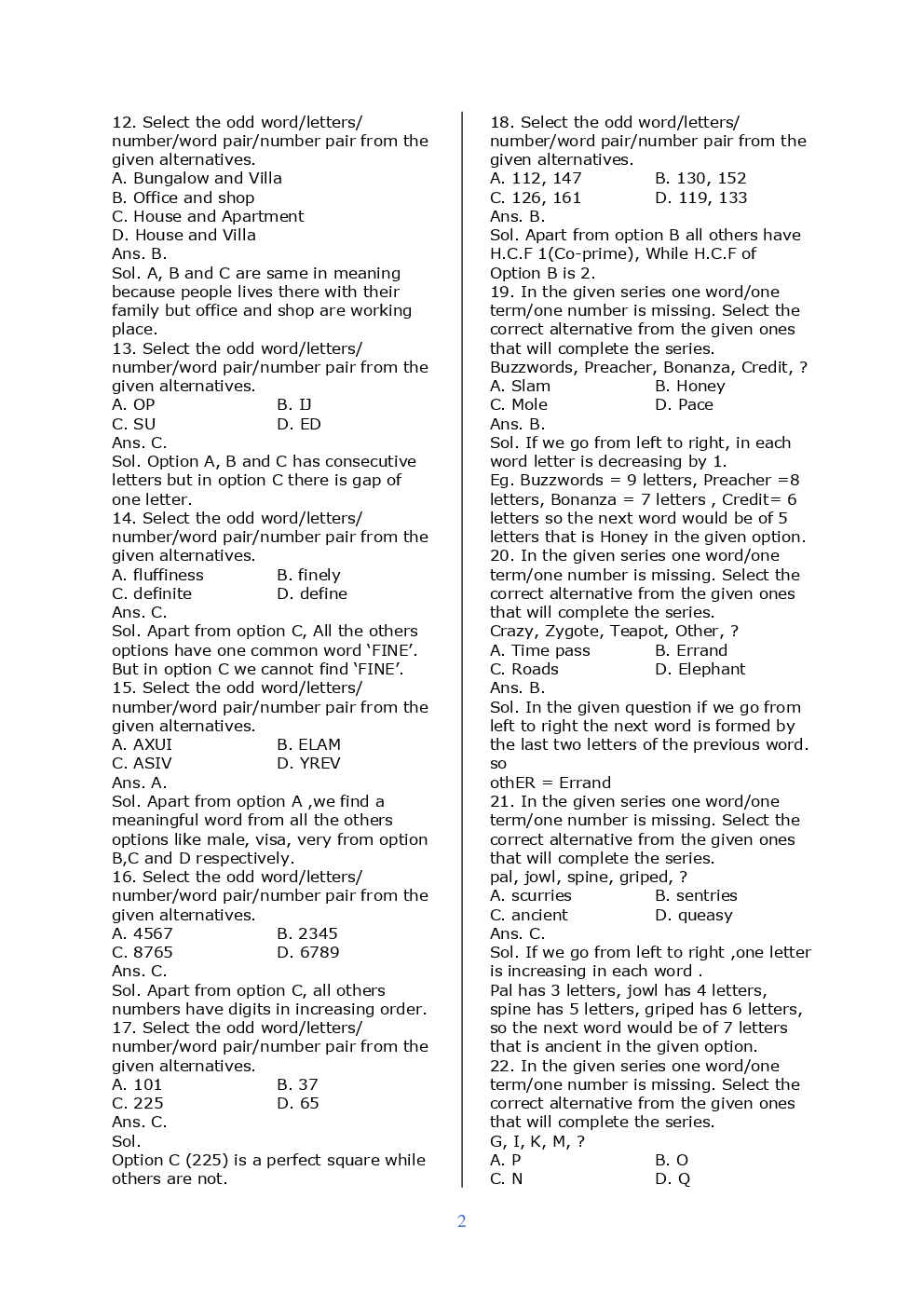 SSC JE Civil Non Tech. Previous Year Question Paper With Solution 2016 Set-4 - Page 3