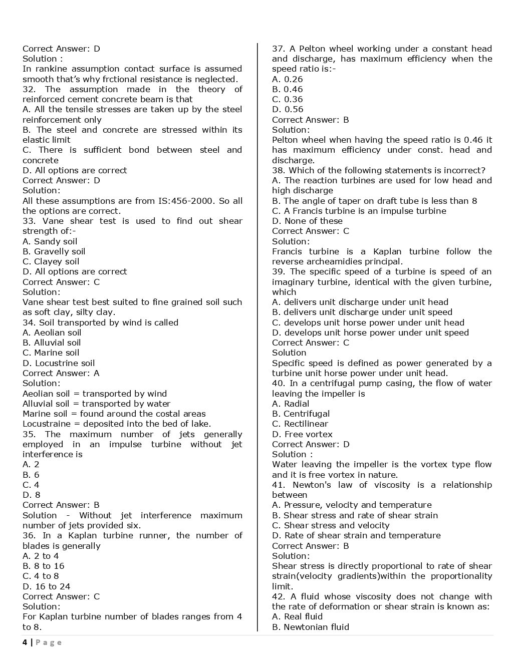 SSC JE Civil Previous Year Question Paper With Solution 2016 Set-1 - Page 5