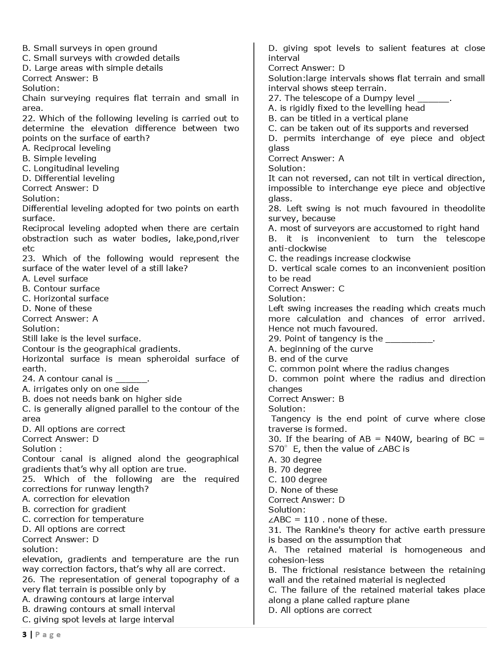 SSC JE Civil Previous Year Question Paper With Solution 2016 Set-3 - Page 4