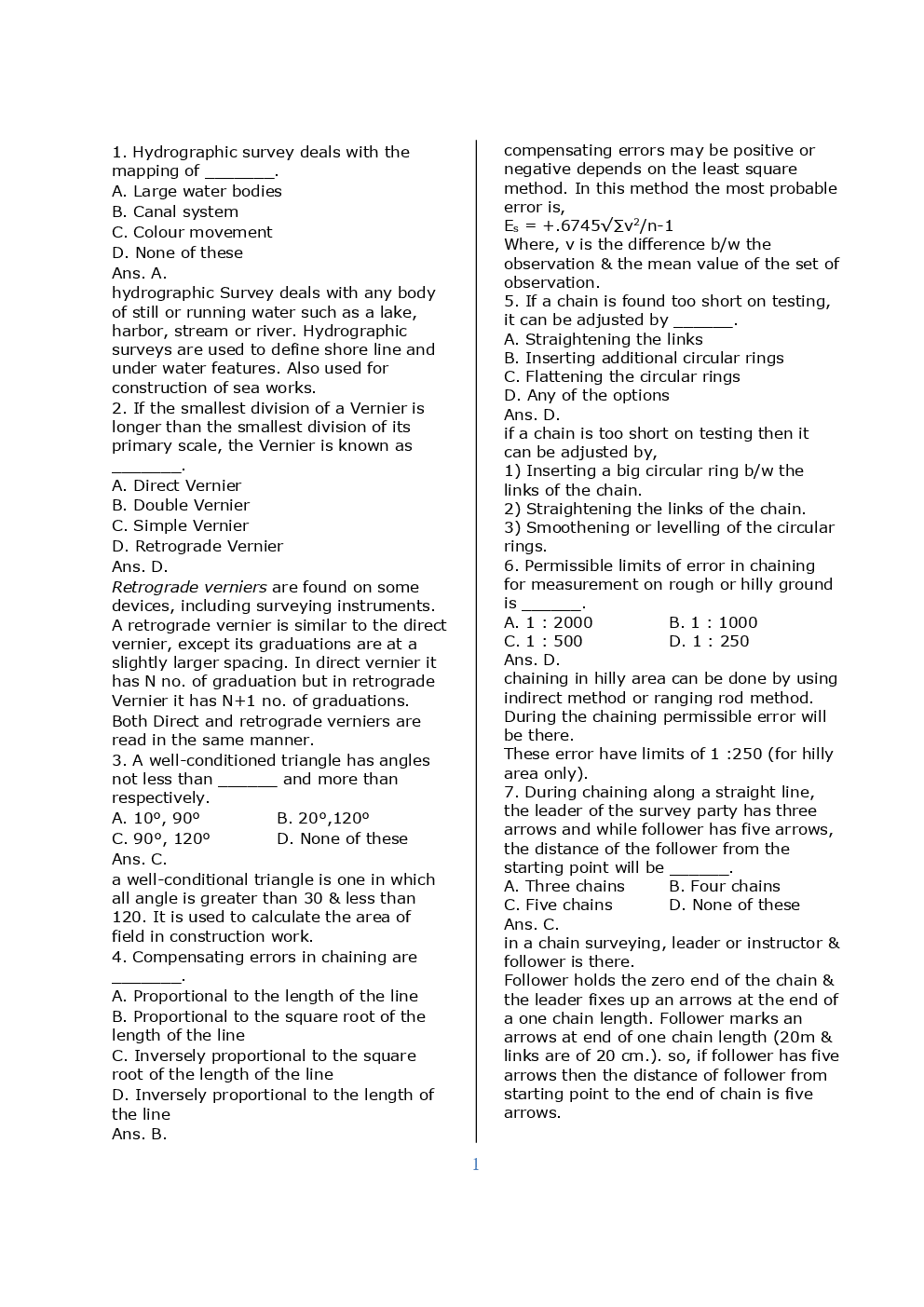 SSC JE Civil Previous Year Question Paper With Solution 2016 Set-5 - Page 2