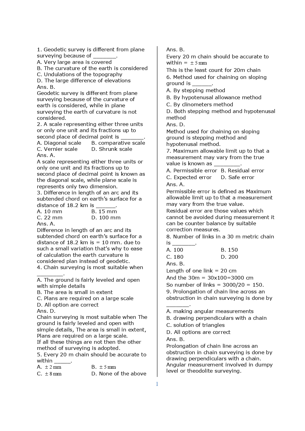 SSC JE Civil Previous Year Question Paper With Solution 2016 Set-6 - Page 2