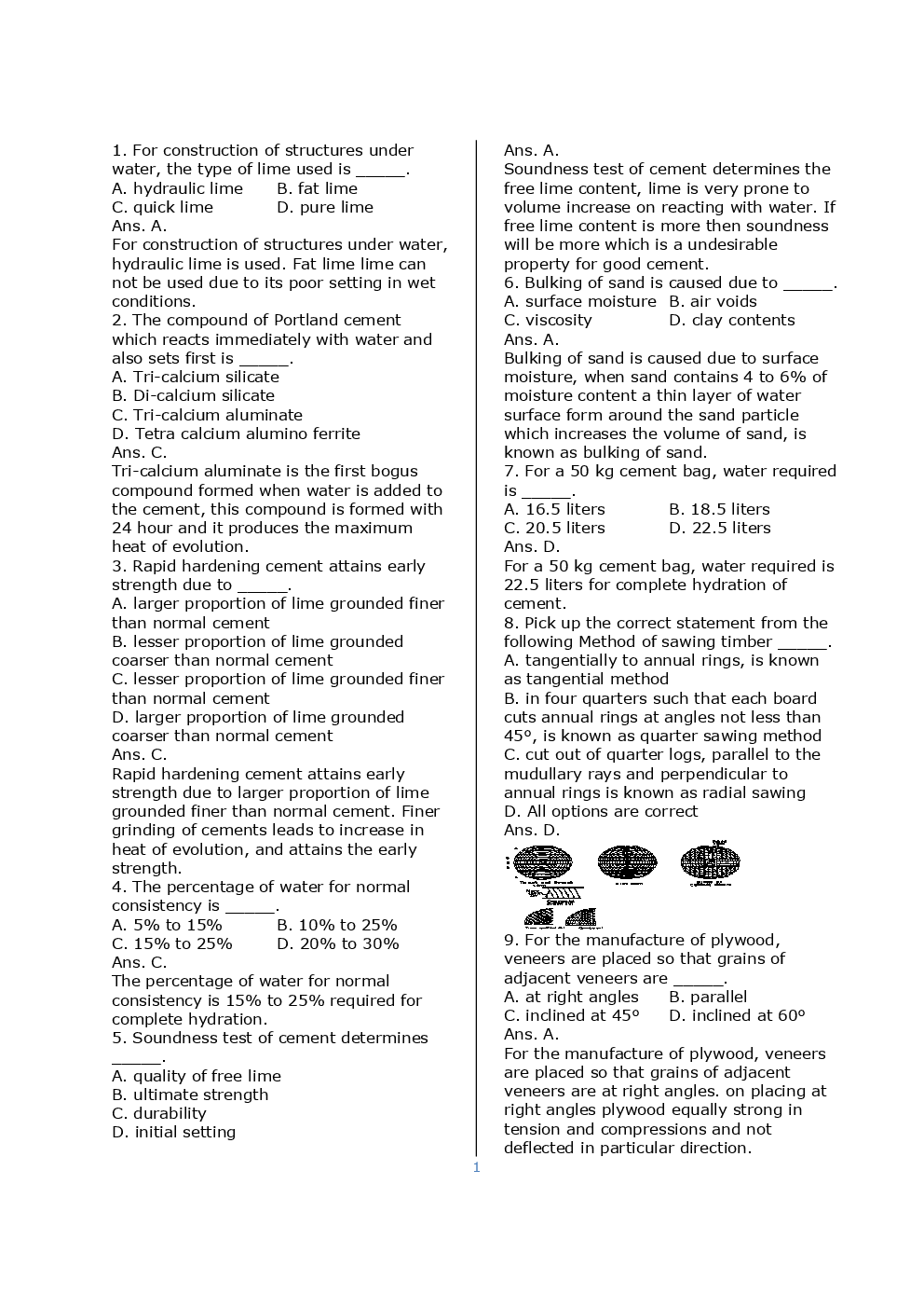 SSC JE Civil Previous Year Question Paper With Solution 2016 Set-7 - Page 2