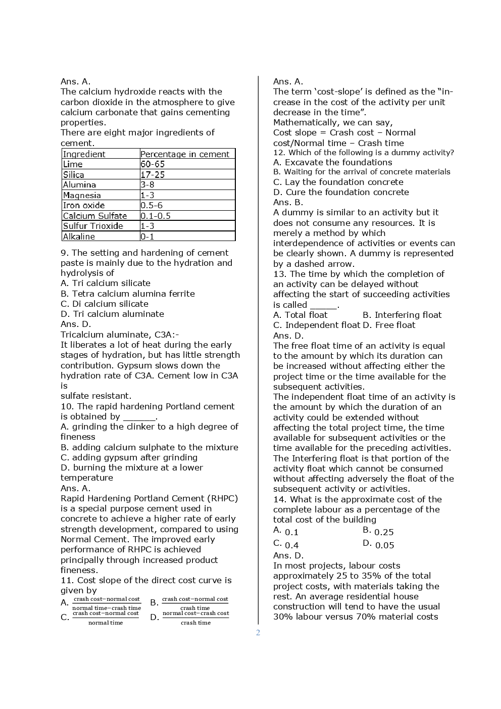 SSC JE Civil Previous Year Question Paper With Solution 2016 Set-8 - Page 3