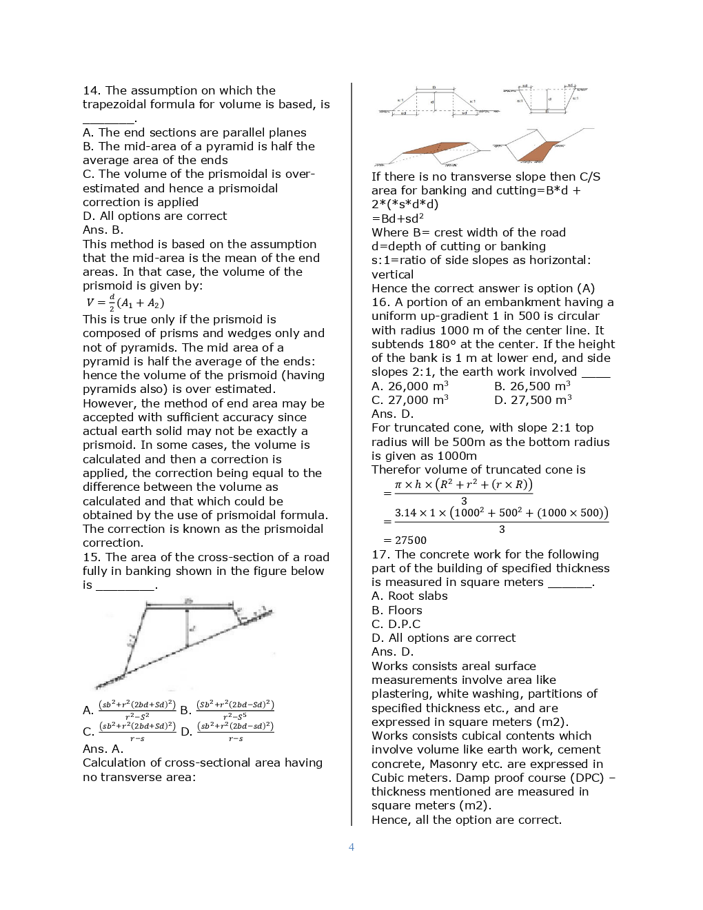 SSC JE Civil Previous Year Question Paper With Solution 2016 Set-10 - Page 5