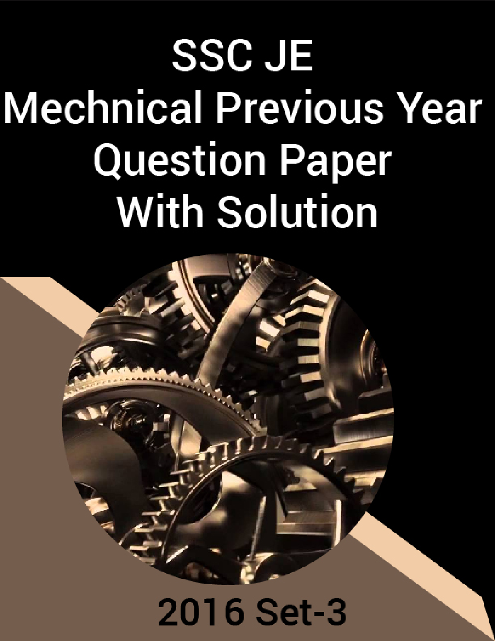 SSC JE Mechnical Previous Year Question Paper With Solution 2016 Set-3 - Page 1
