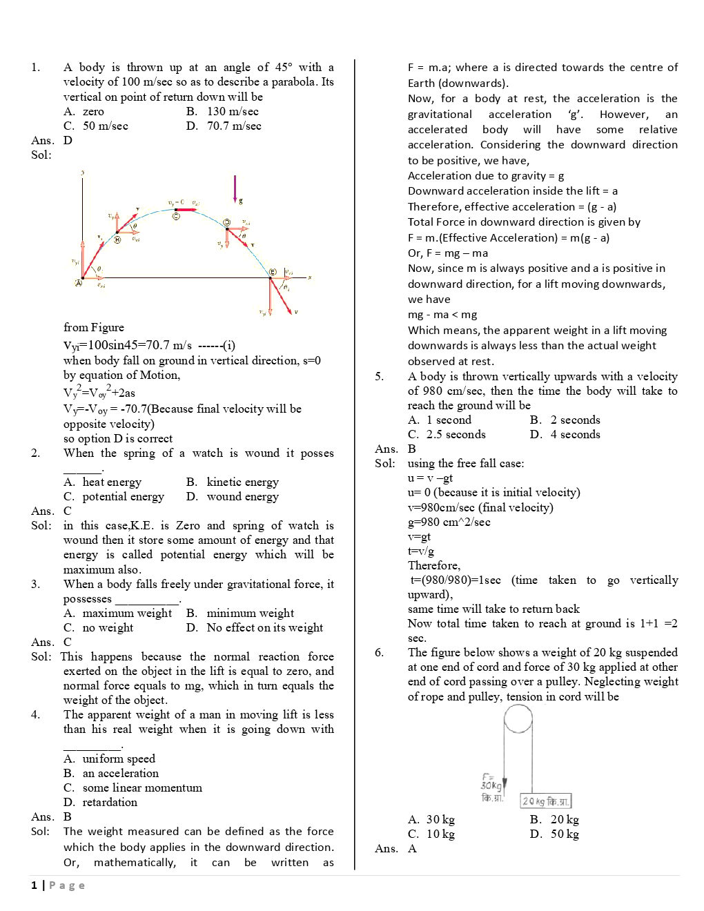 SSC JE Mechnical Previous Year Question Paper With Solution 2016 Set-4 - Page 2
