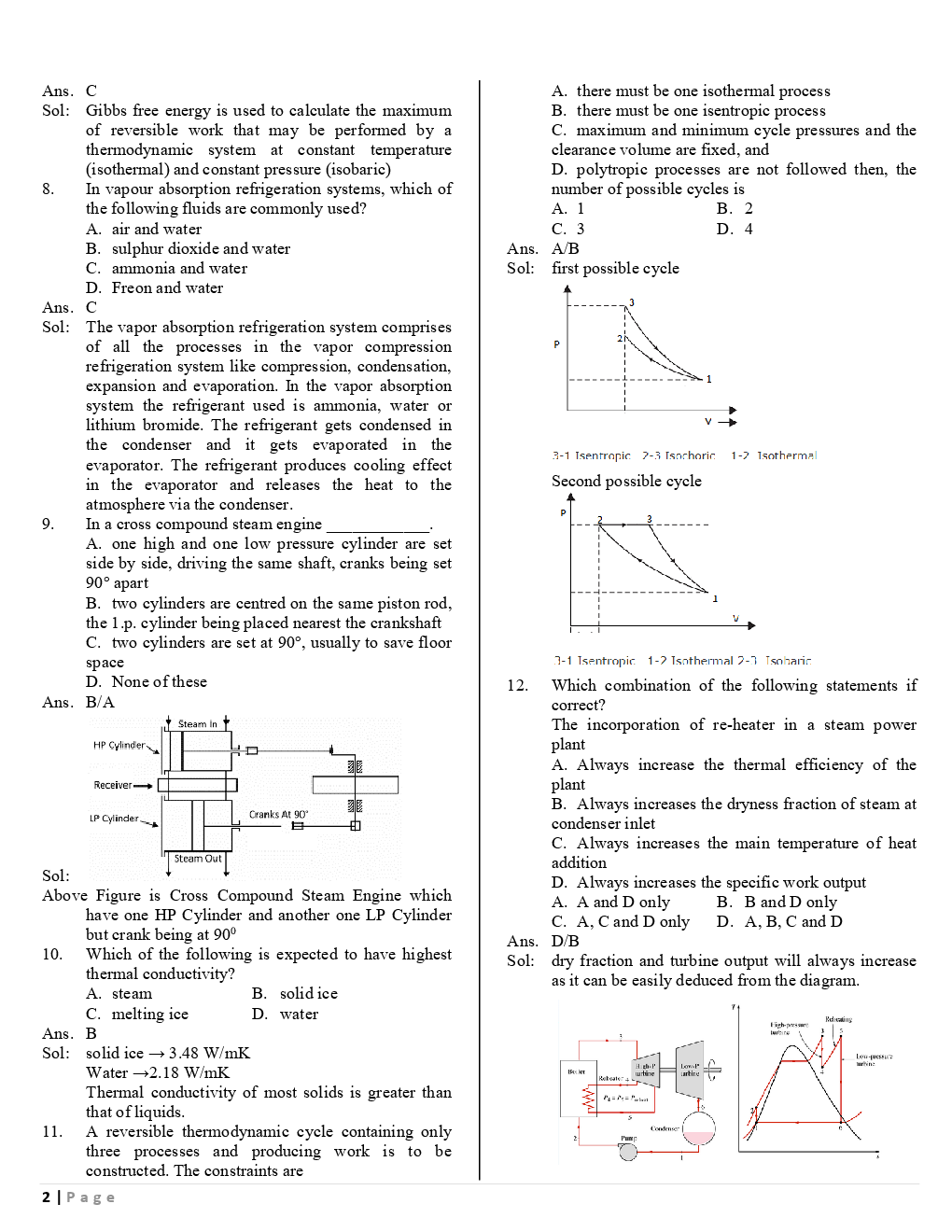 SSC JE Mechnical Previous Year Question Paper With Solution 2016 Set-7 - Page 3