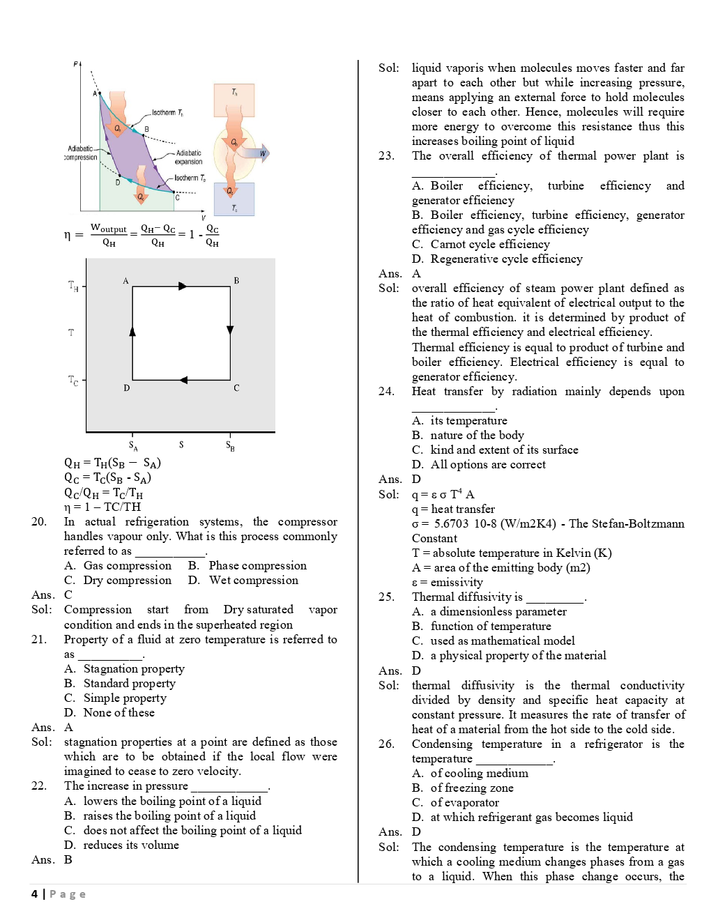 SSC JE Mechnical Previous Year Question Paper With Solution 2016 Set-7 - Page 5
