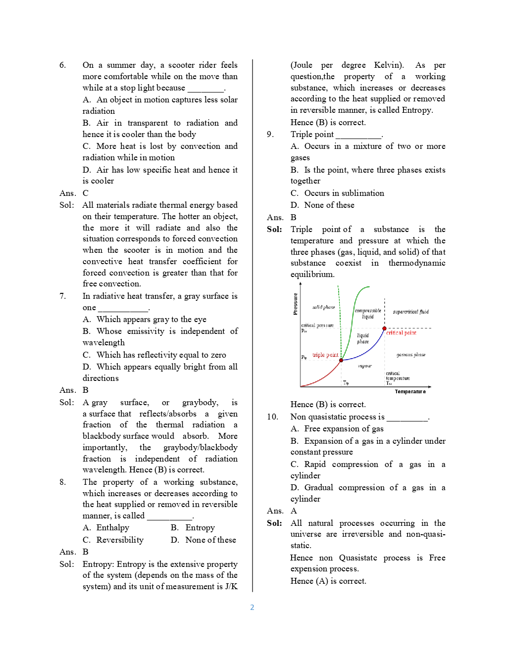 SSC JE Mechnical Previous Year Question Paper With Solution 2016 Set-9 - Page 3