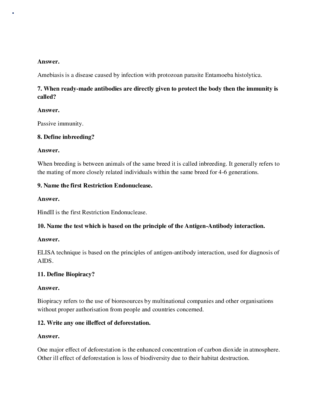 Rajasthan Board Class 12 Biology Solved Paper 2018 - Page 3