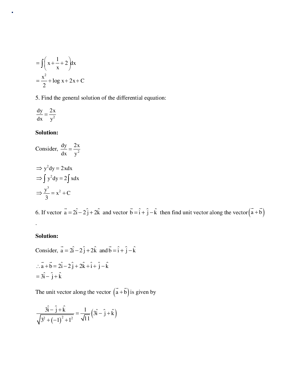 Rajasthan Board Class 12 Mathematics Solved Paper 2017 - Page 4