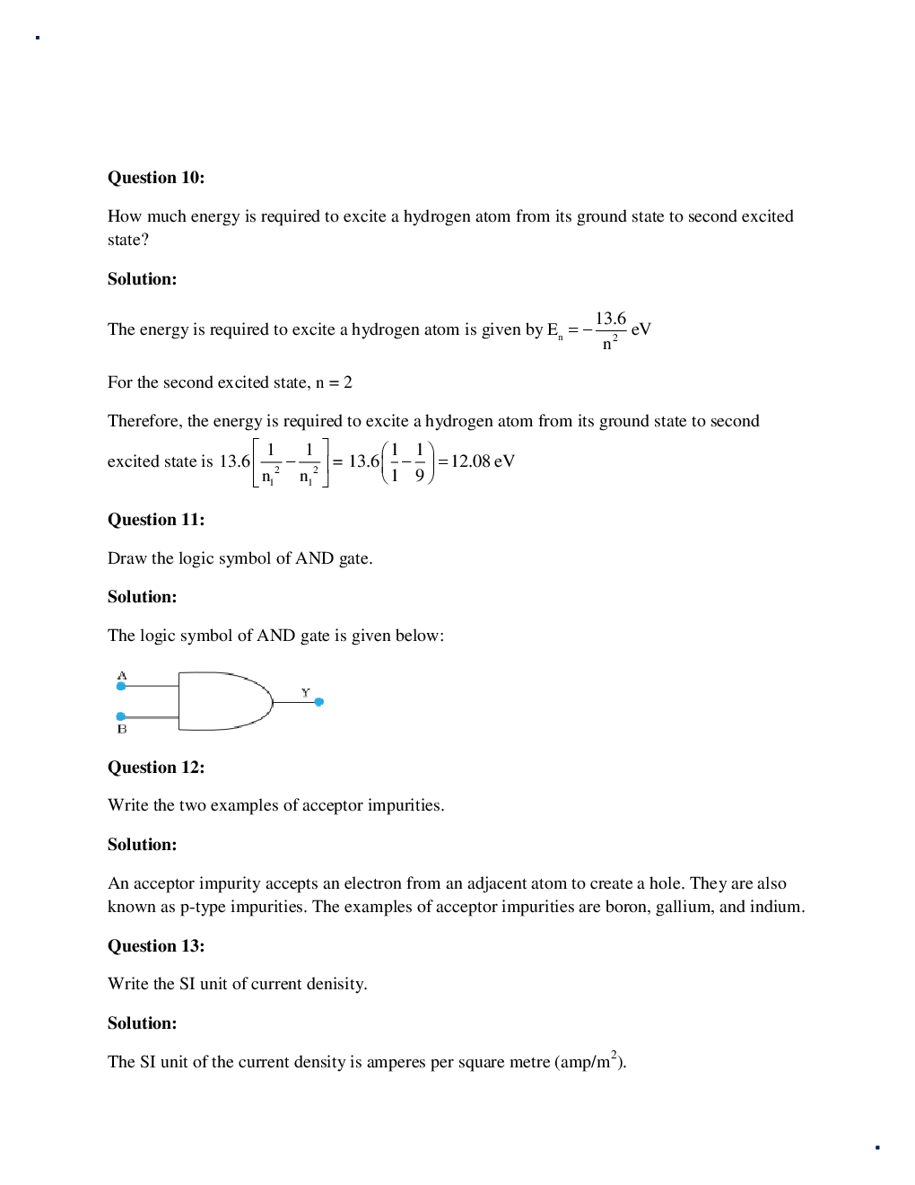 Rajasthan Board Class 12 Physics Solved Paper 2016 - Page 5