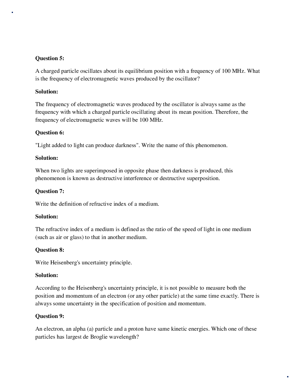 Rajasthan Board Class 12 Physics Solved Paper 2017 - Page 3