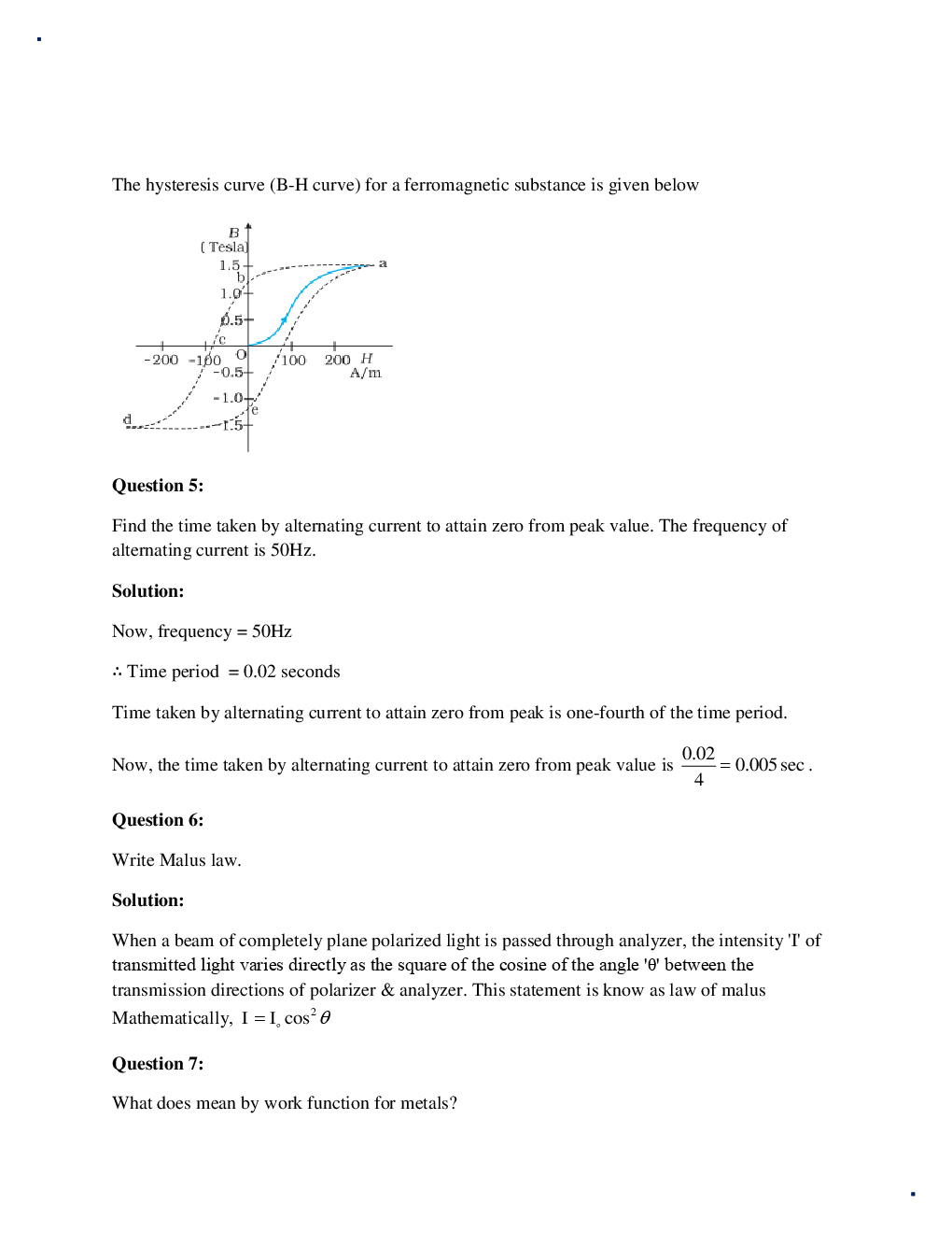 Rajasthan Board Class 12 Physics Solved Paper 2018 - Page 3