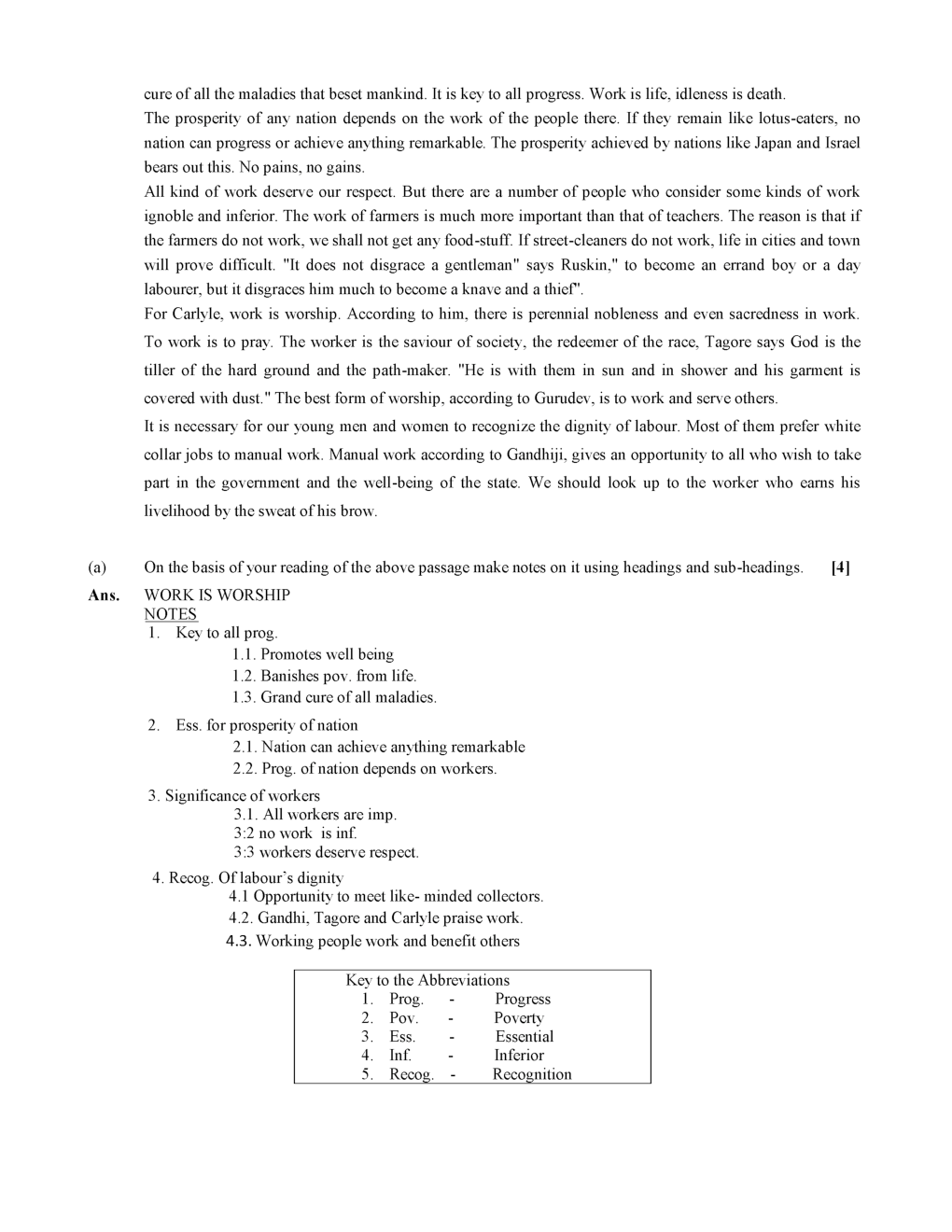 Rajasthan Board Class 12 English Solved Paper 2016 - Page 4