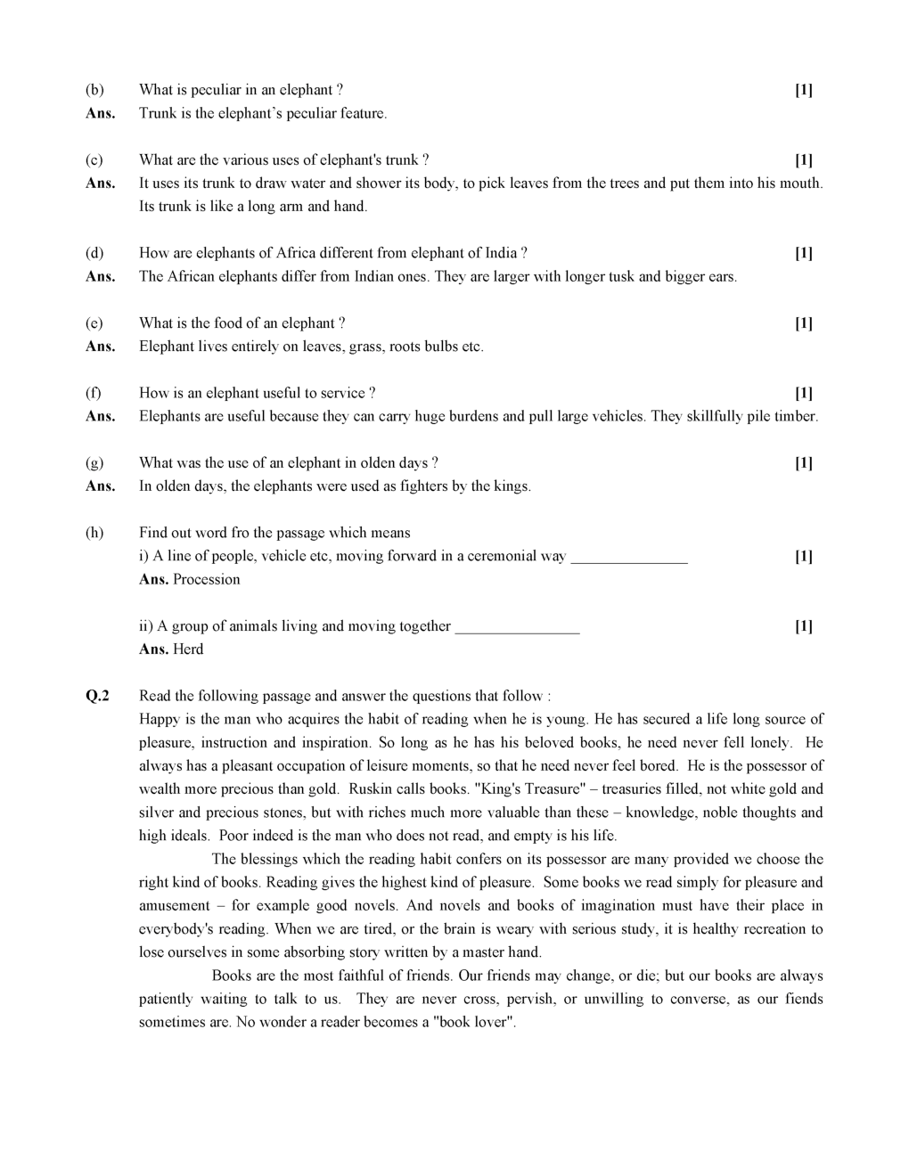 Rajasthan Board Class 12 English Solved Paper 2017 - Page 3
