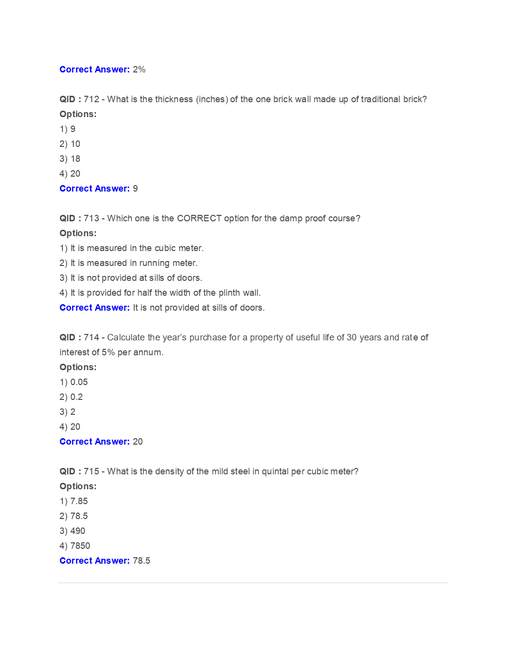 SSC Junior Engineer Civil Engineering 2018 Paper-4 - Page 5