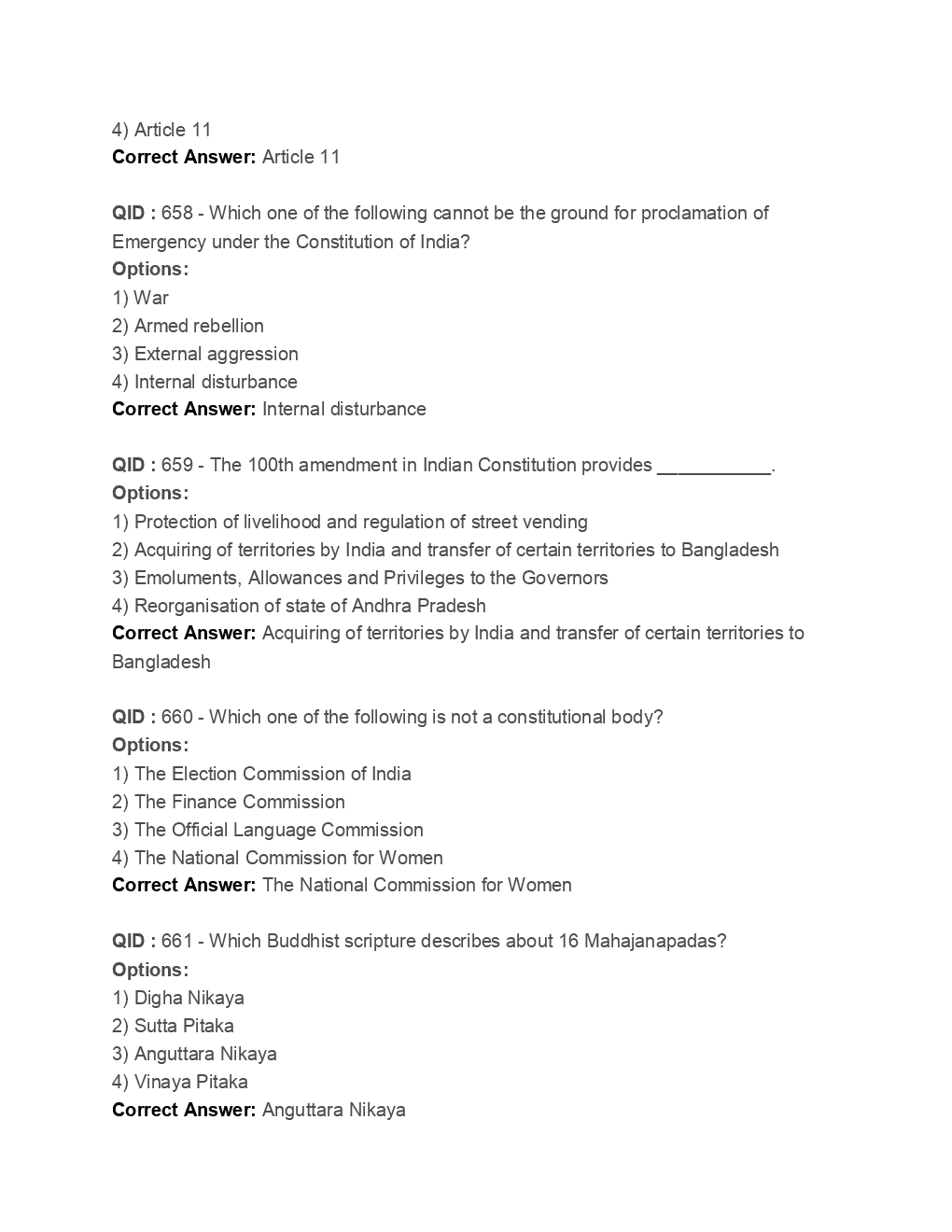 SSC Junior Engineer General Awareness Engineering 2018 Paper-1 - Page 4