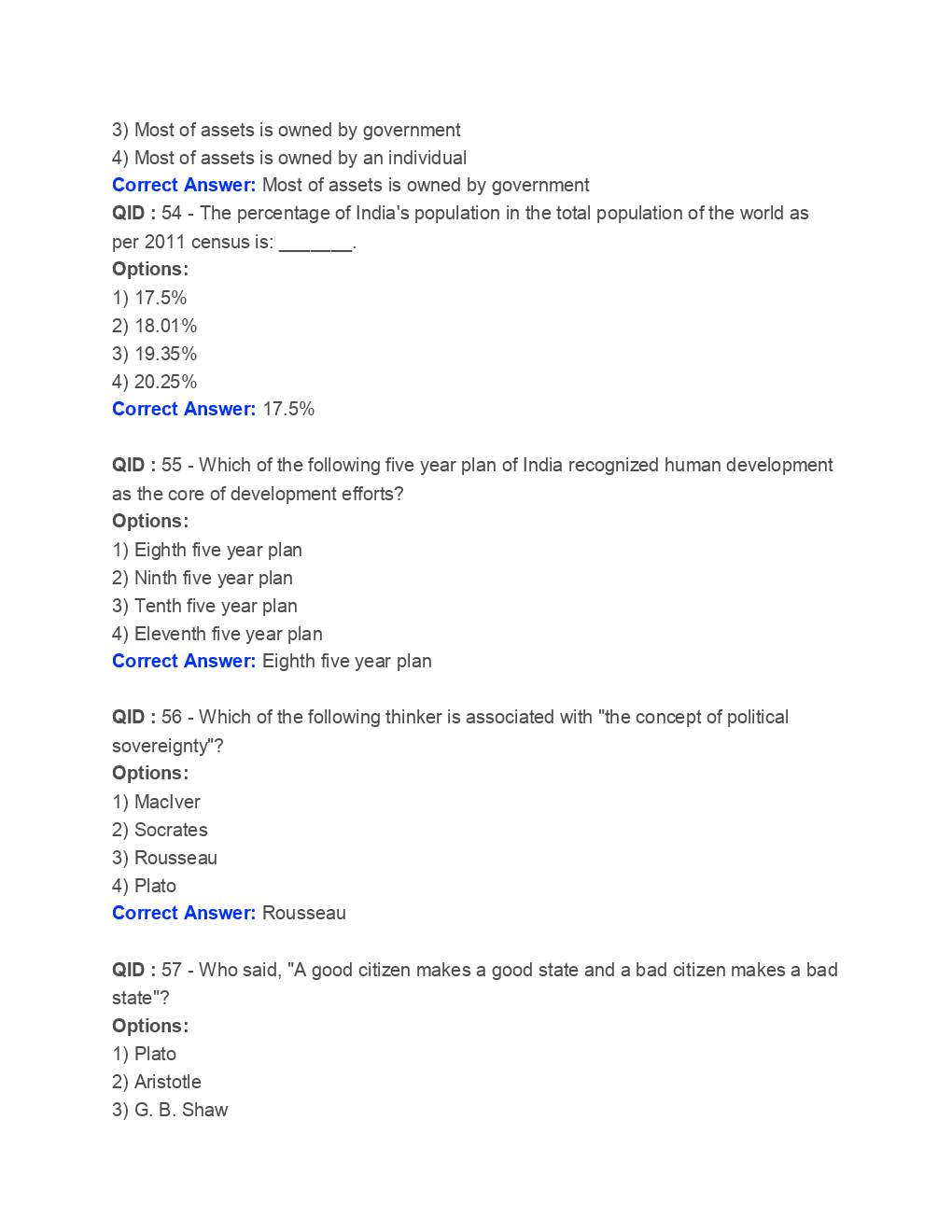 SSC Junior Engineer General Awareness Engineering 2018 Paper-2 - Page 3