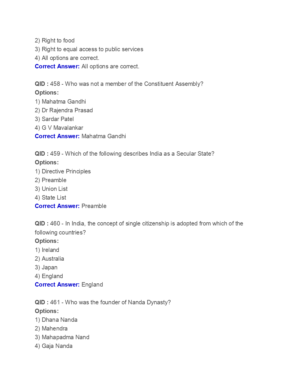 SSC Junior Engineer General Awareness Engineering 2018 Paper-4 - Page 4