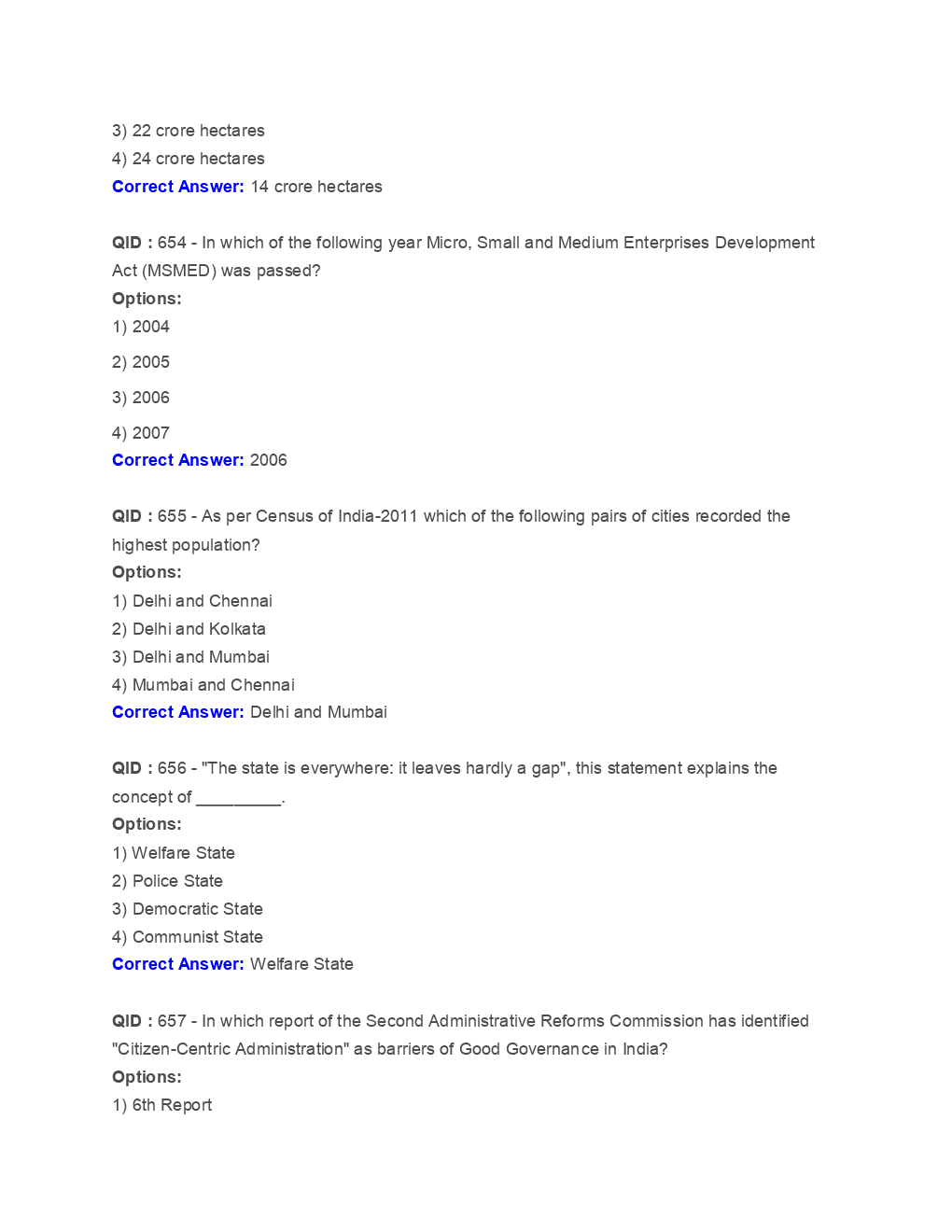 SSC Junior Engineer General Awareness Engineering 2018 Paper-5 - Page 3