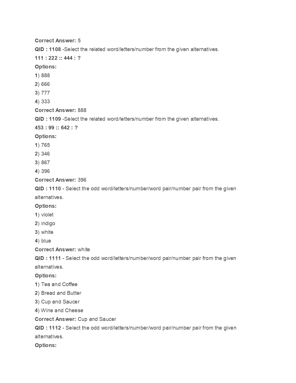 SSC Junior Engineer General Intelligence And Reasoning 2017 Paper-2 - Page 4