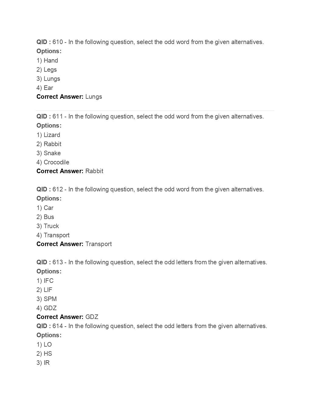 SSC Junior Engineer General Intelligence And Reasoning 2018 Paper-1 - Page 5