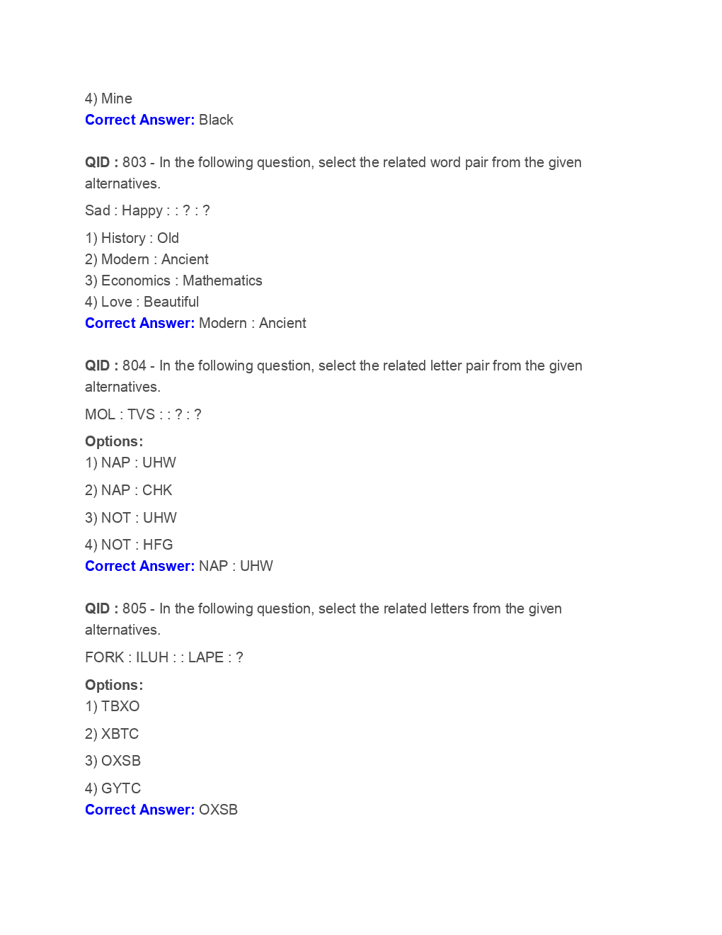 SSC Junior Engineer General Intelligence And Reasoning 2018 Paper-2 - Page 3