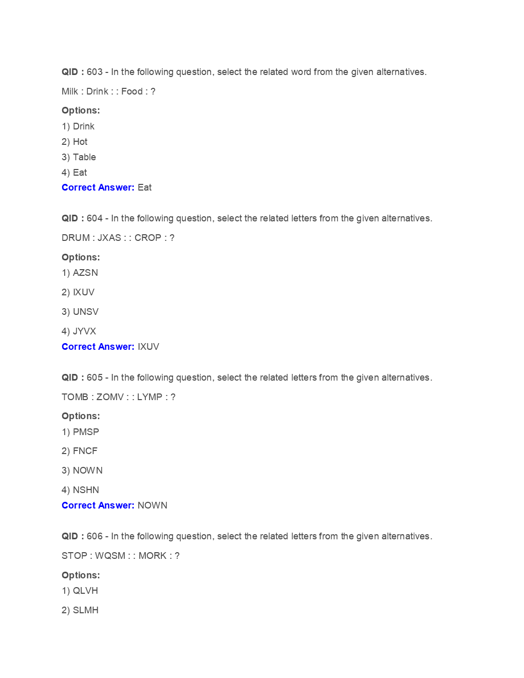 SSC Junior Engineer General Intelligence And Reasoning 2018 Paper-4 - Page 3