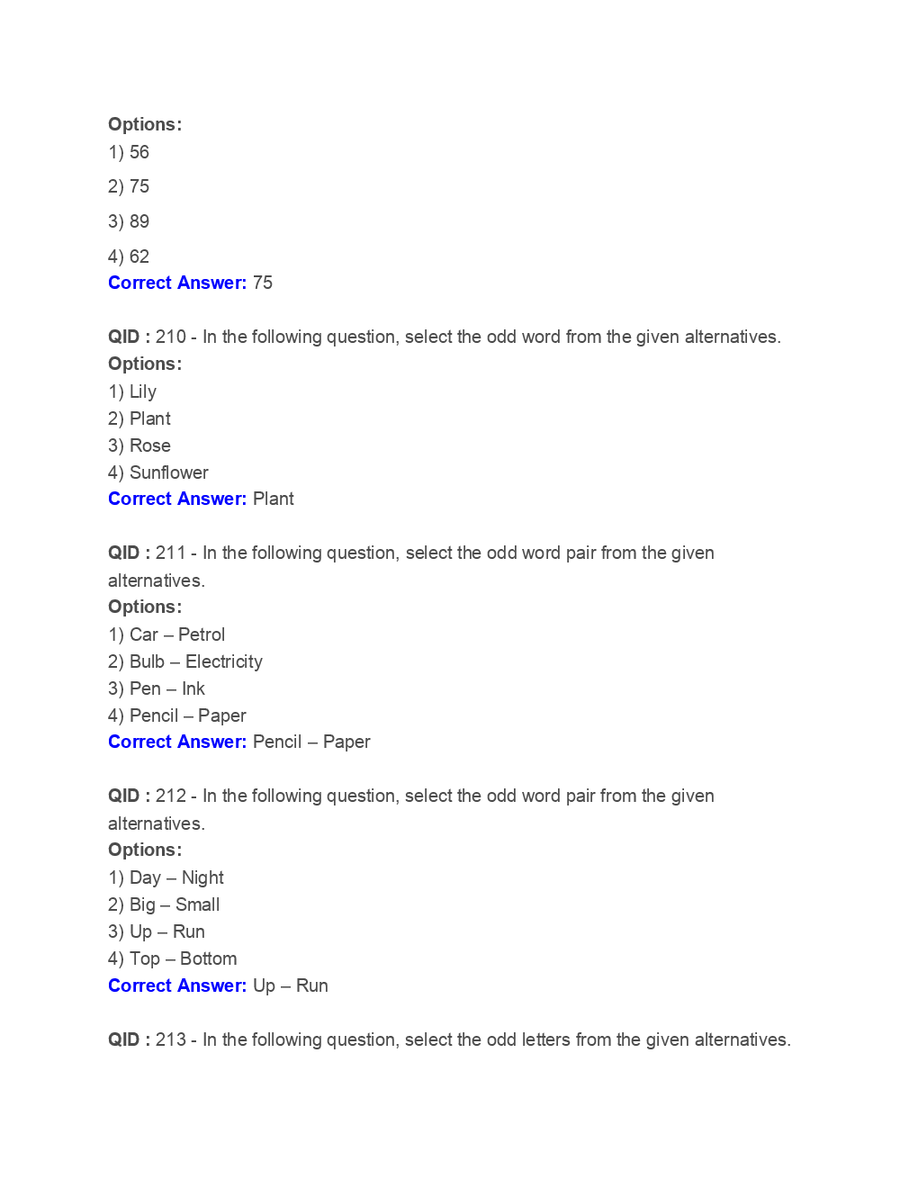 SSC Junior Engineer General Intelligence And Reasoning 2018 Paper-5 - Page 5